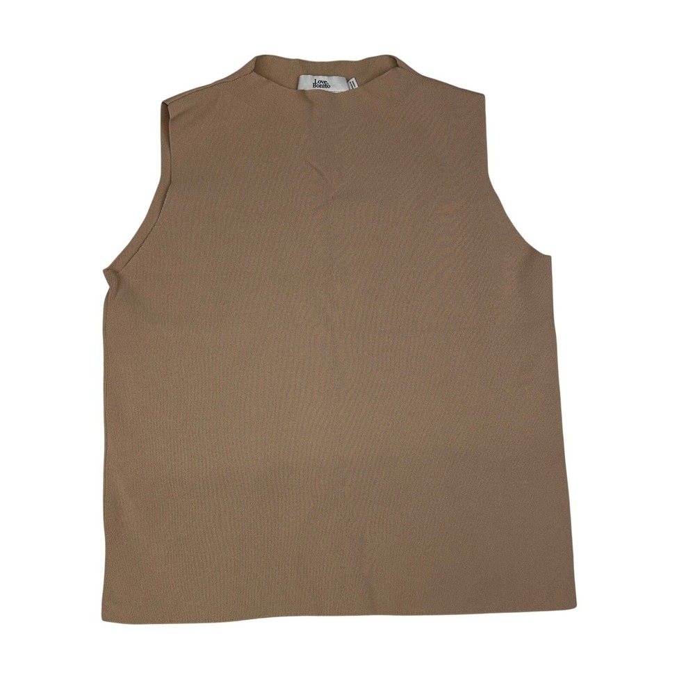 Love Bonito Sleeveless Knit Top‎ Beige Women's size US 10.)